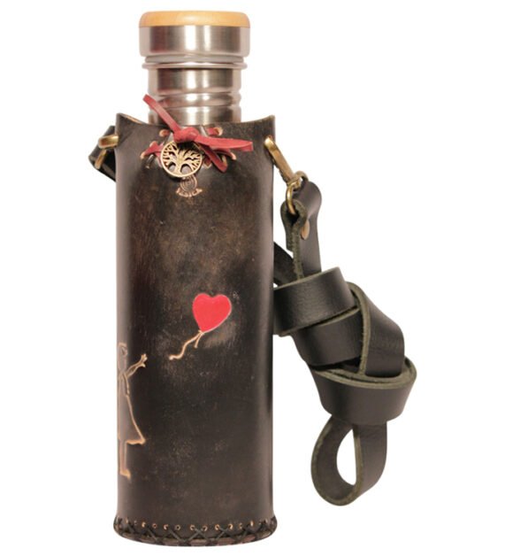 Banksy Ballon Black Deluxe Vesica waterbottlecase 1 of 4