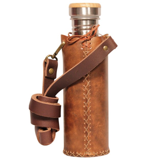 Triangle Grid Brown Deluxe Vesica waterbottlecase 3 of 4