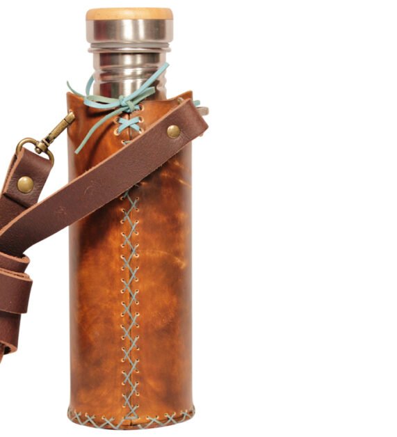 Seed of life Brown A Deluxe Vesica waterbottlecase 3 of 4