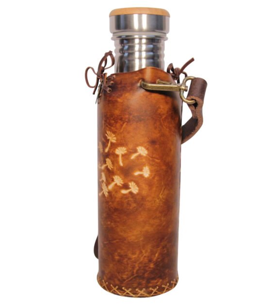 Dandelion Rustic Deluxe Vesica waterbottlecase 2 of 4