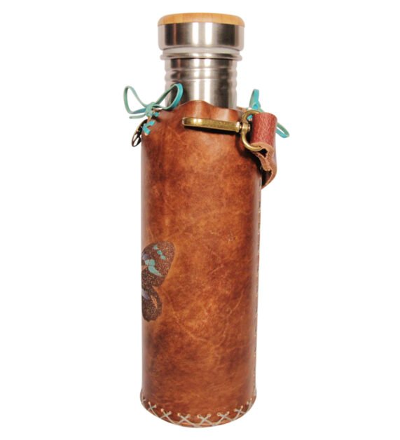Butterfly A brown Deluxe Vesica waterbottlecase 2 of 4