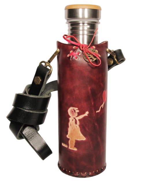 Heart Balloon Mohogany Deluxe Vesica waterbottlecase 1 of 4