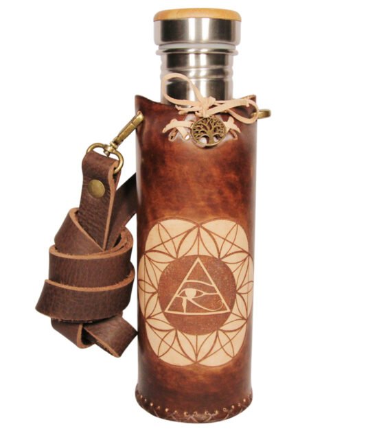 Horus SOL brown Deluxe Vesica waterbottlecase 1 of 4