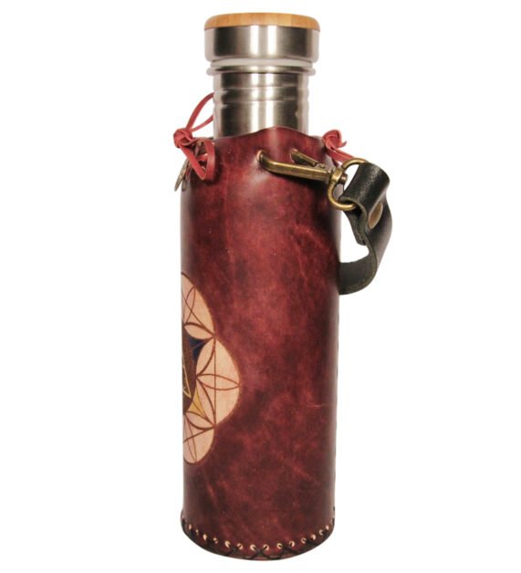 Horus SOL mohogany Deluxe Vesica waterbottlecase 2 of 4