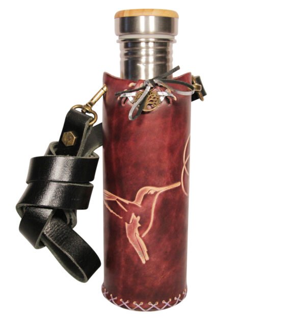Hummingbird SOL mohongany Deluxe Vesica waterbottlecase 1 of 4