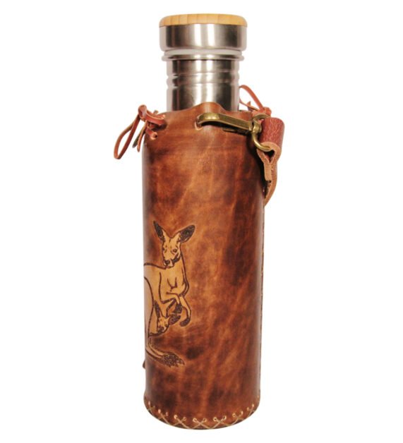 Kangaroo brown Deluxe Vesica waterbottlecase 2 of 4