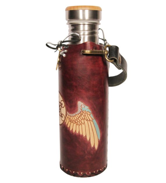 Metatrons Wings mohogany Deluxe Vesica waterbottlecase 2 of 4