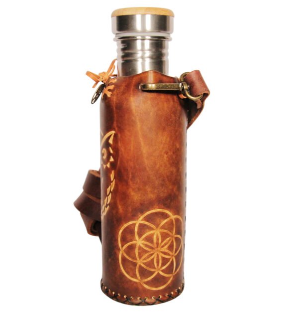 Owl SOL russet Deluxe Vesica waterbottlecase 2 of 4