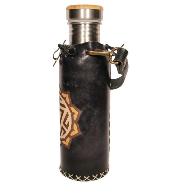 Solar Plexus black Deluxe Vesica waterbottlecase 2 of 4