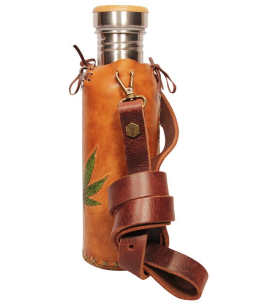 Hemp A Tan Deluxe Vesica waterbottlecase 2 of 4