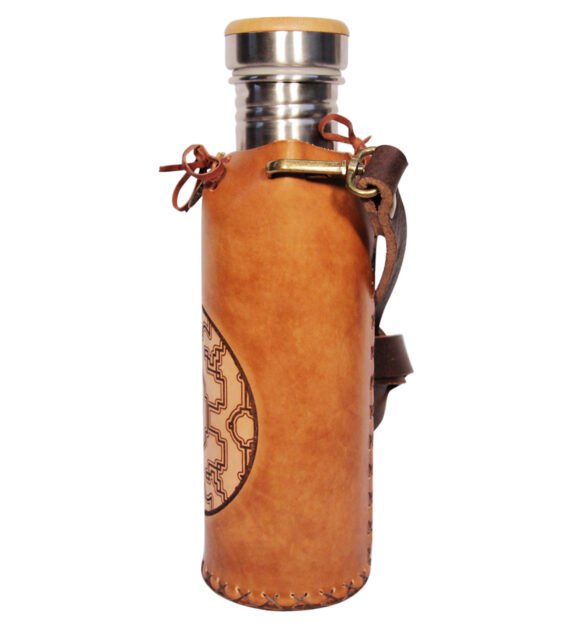 Shipibo Timbrown Deluxe Vesica waterbottlecase 2 of 4