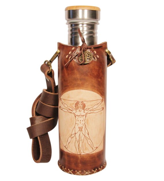 Viturian man brown Deluxe Vesica waterbottlecase 1 of 4